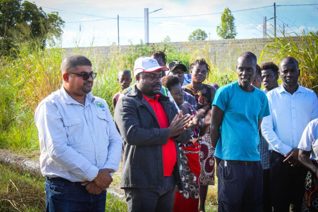 CHAPARICA ENTREGA POSTO DE TRANSFORMAÇÃO ELÉCTRICA EM NHAMAINGA “C”